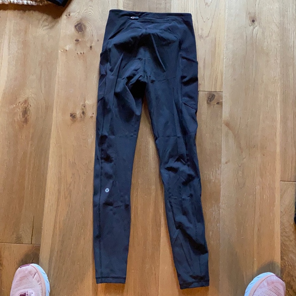 Lululemon size 4 speed tight. Black
